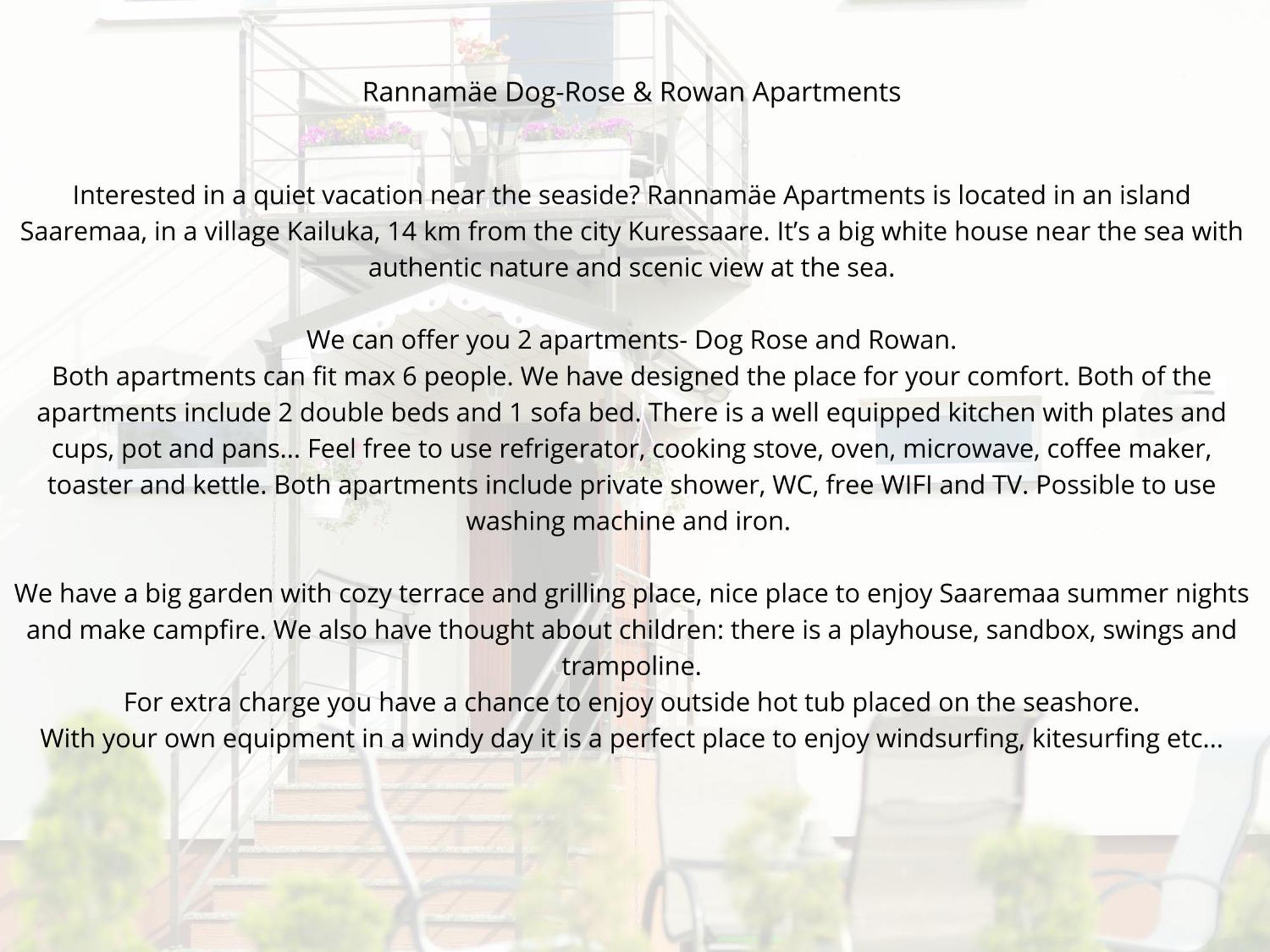 Rannamaee Apartments Suur-Rootsi Chambre photo